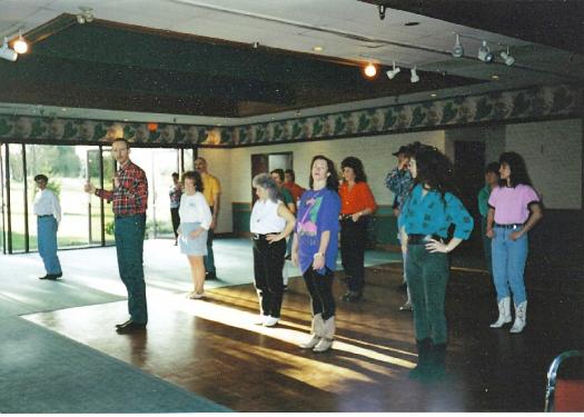 Inn On The Green Line Dance Class mid 1990s
